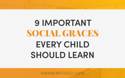 9 Important Social Graces Every Child Should Learn